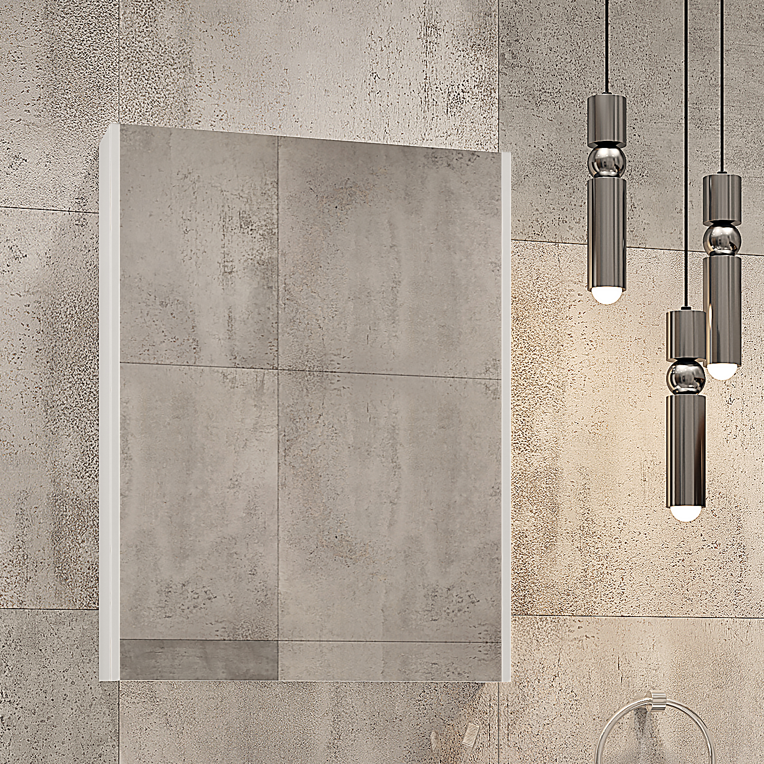 

Зеркало-шкаф Velvex Klaufs 60 белое zsKLA.60-216, Белый, Klaufs 60