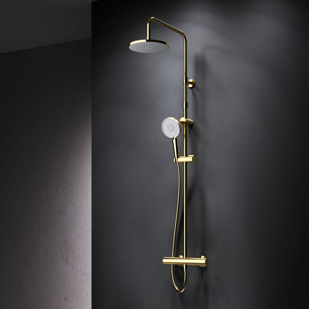 

Душевая стойка Am.Pm X-Joy F0785A499 золото, Золотой, F0785A499