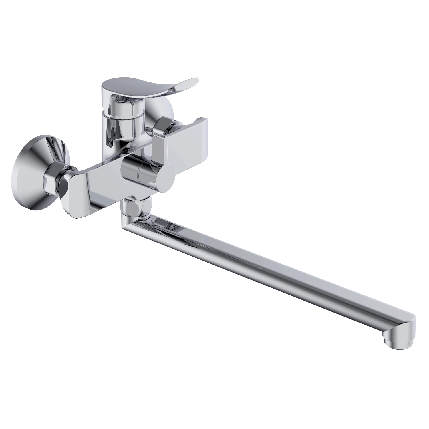 

Смеситель для ванны с душем Haiba HB22553 хром, HB22553