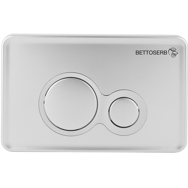 

Кнопка смыва Bettoserb Jerez 40006465 хром глянцевый/хром матовый, 40006465