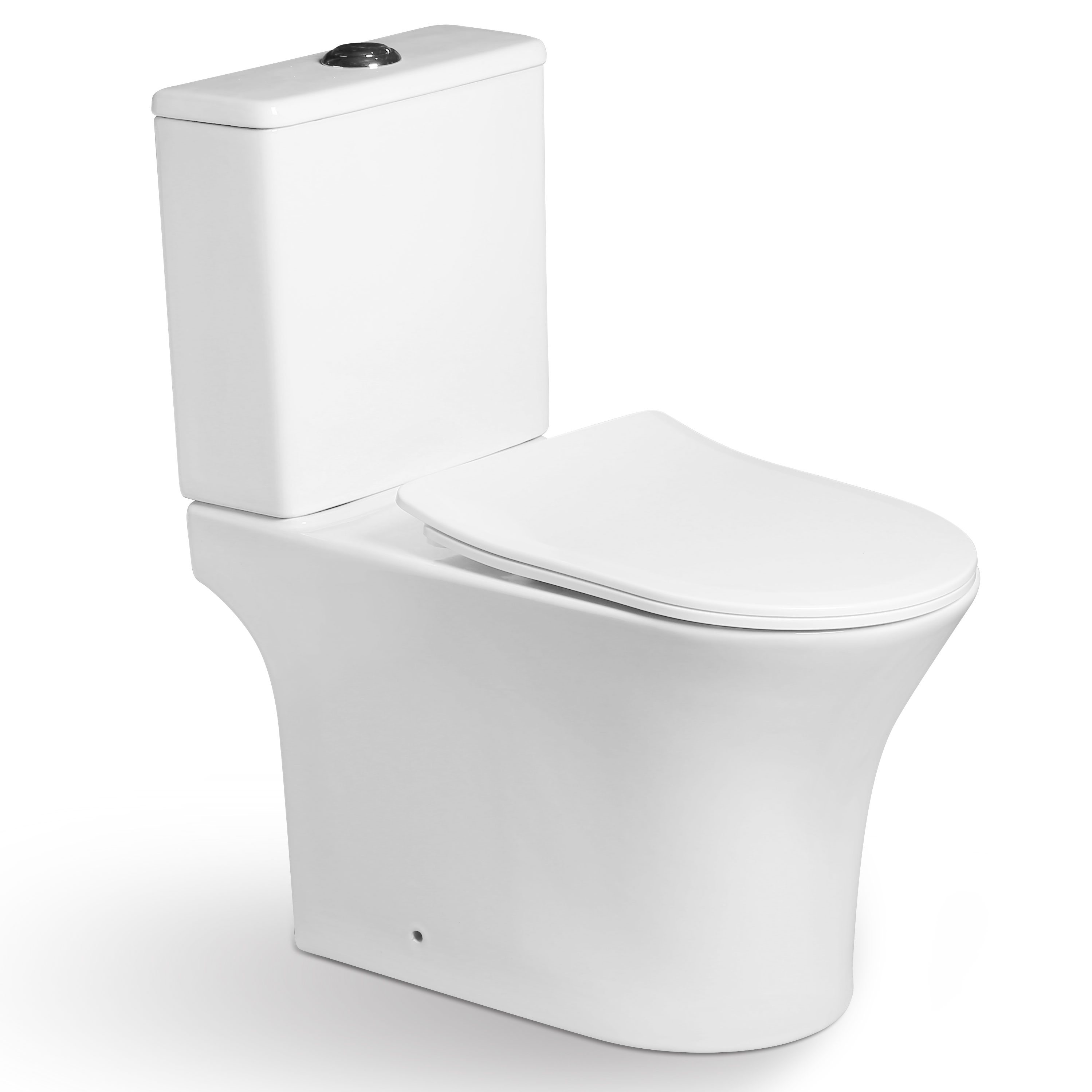 

Унитаз-компакт SantiLine SL-5022 с микролифтом, Белый глянцевый, SL-5022