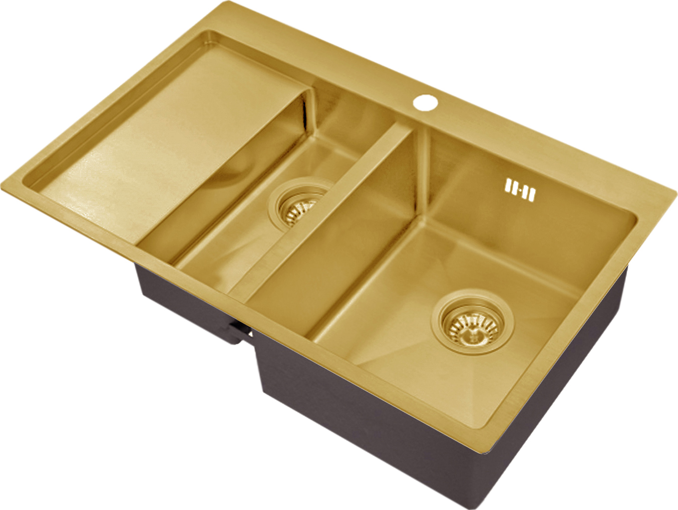

Мойка кухонная Zorg Inox PVD SZR 5178-2-R bronze, Бронза