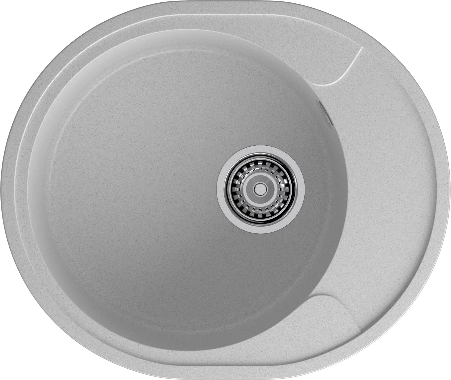 

Мойка кухонная GranFest URBAN 857L 48х57 см, серая, Серый, URBAN 857L