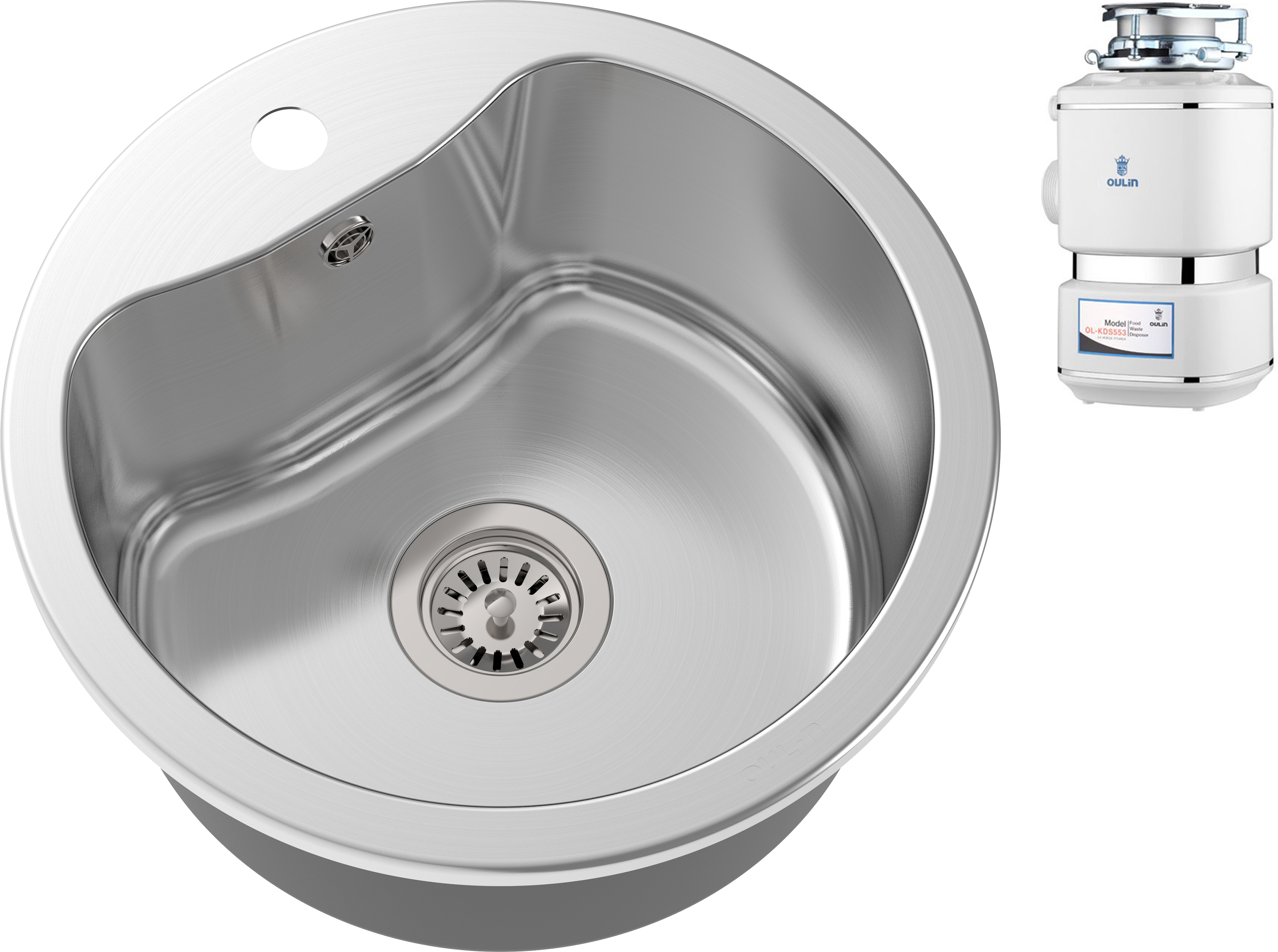 

Комплект Мойка кухонная Oulin OL-357 + Измельчитель отходов Oulin OL-KDS553