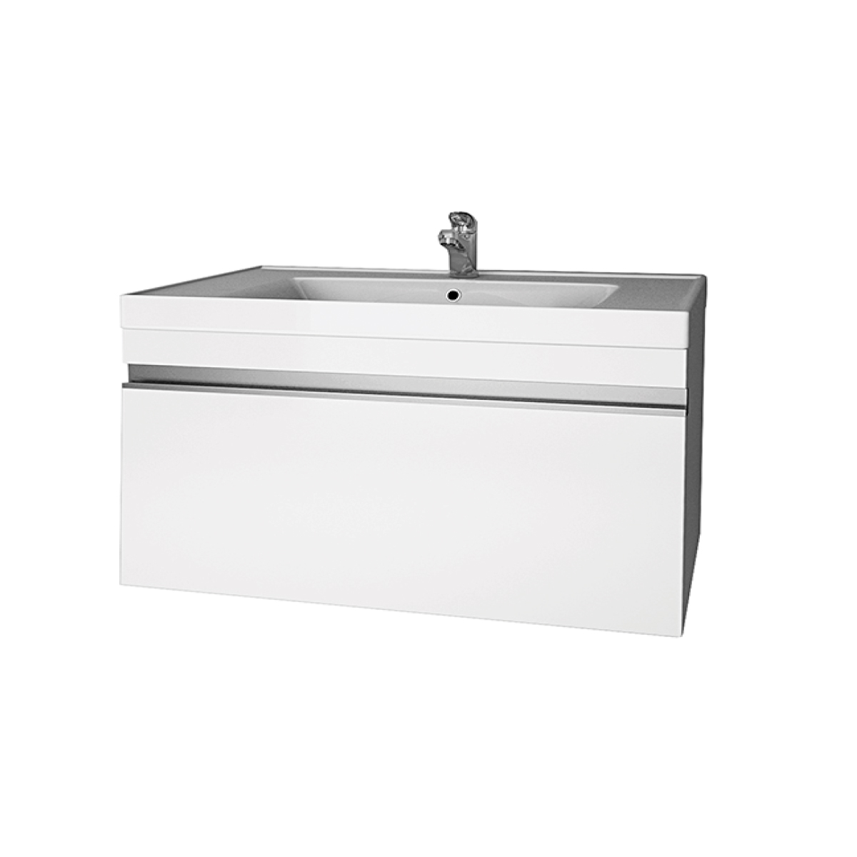 

Мебель для ванной комнаты Dreja.eco Grace 70 белый глянец, Grace 90