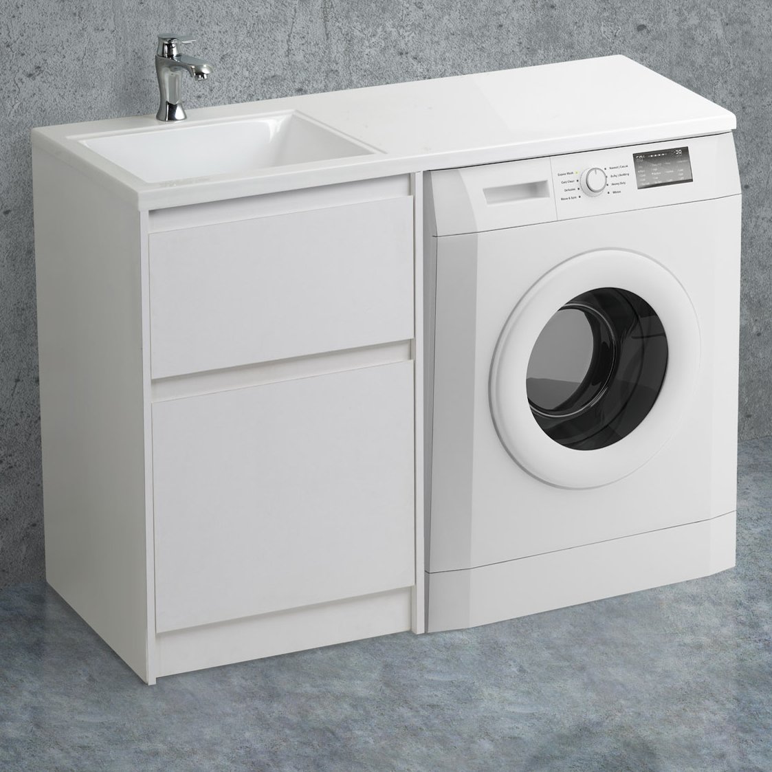 

Тумба с раковиной BelBagno Kraft-LVD 60 bianco opaco, Kraft-LVD 60