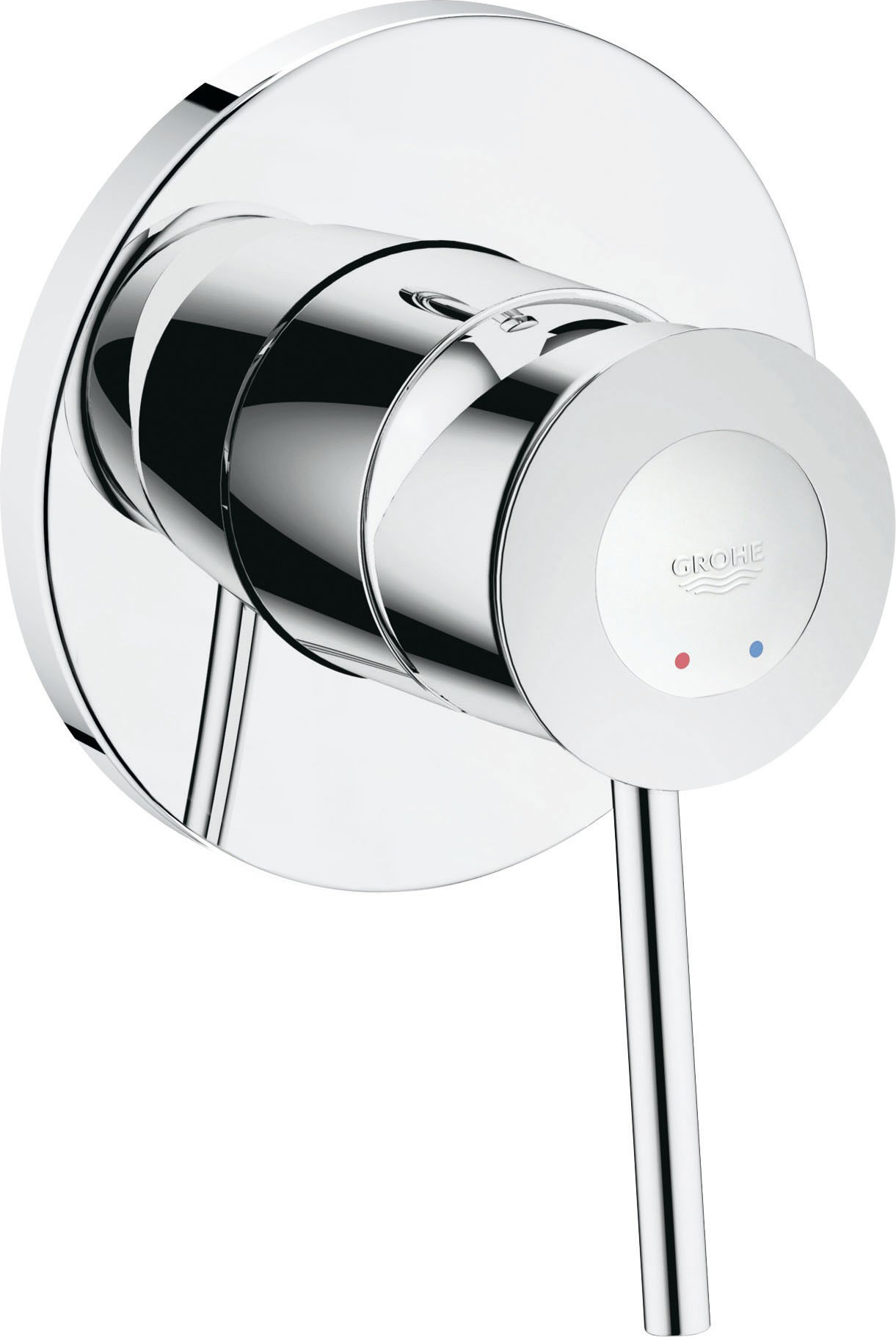 

Смеситель Grohe BauClassic 29048000 с внутренней частью, для душа, Хром, BauClassic 29048000