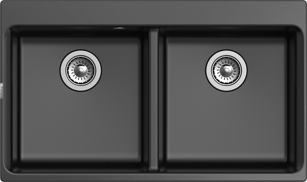 

Мойка кухонная Rivelato Axel X-90-2D nero, Черный, Axel X-90-2D