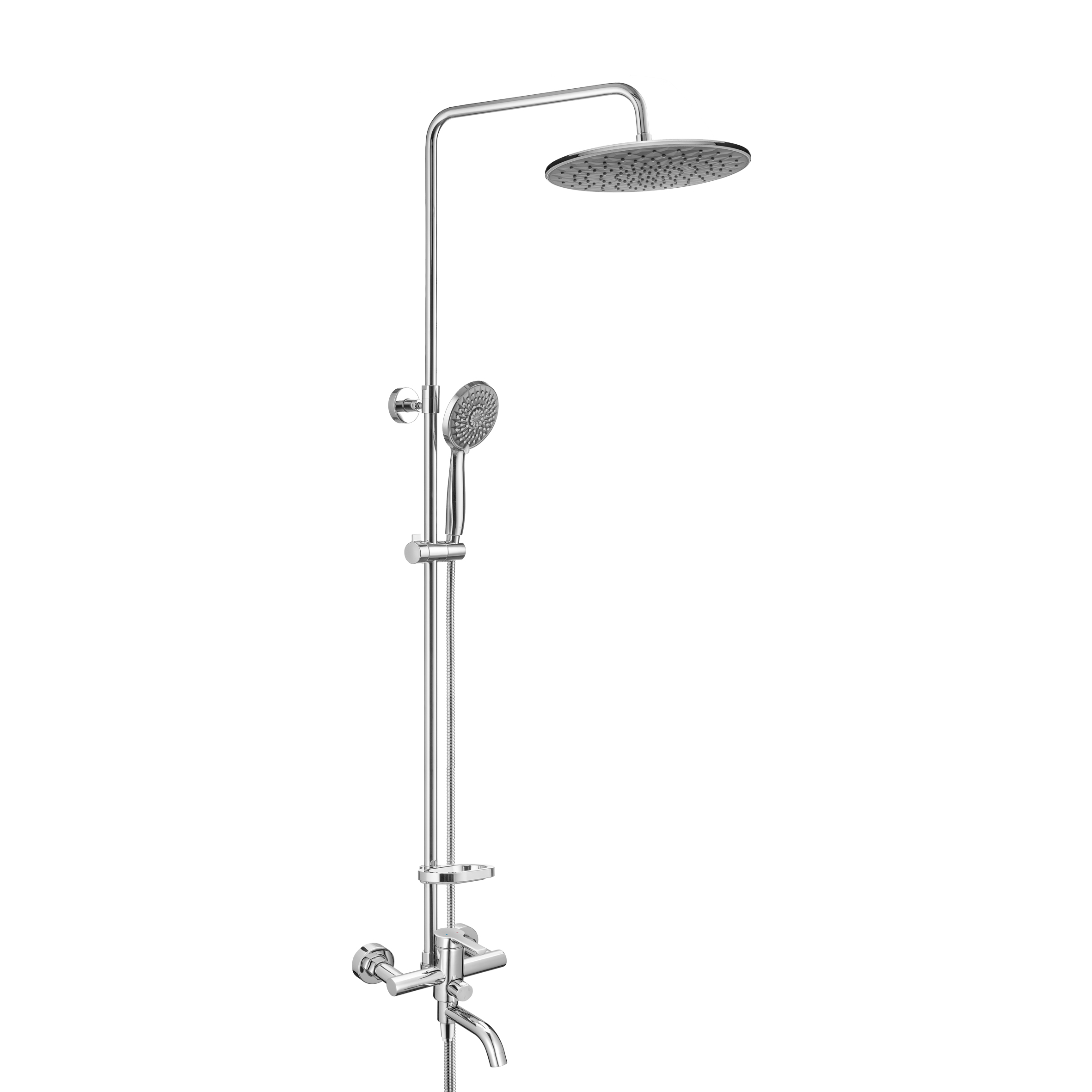 

Душевая стойка Swedbe Hermes 5129G1 со смесителем для ванны, Хром, 5129G1