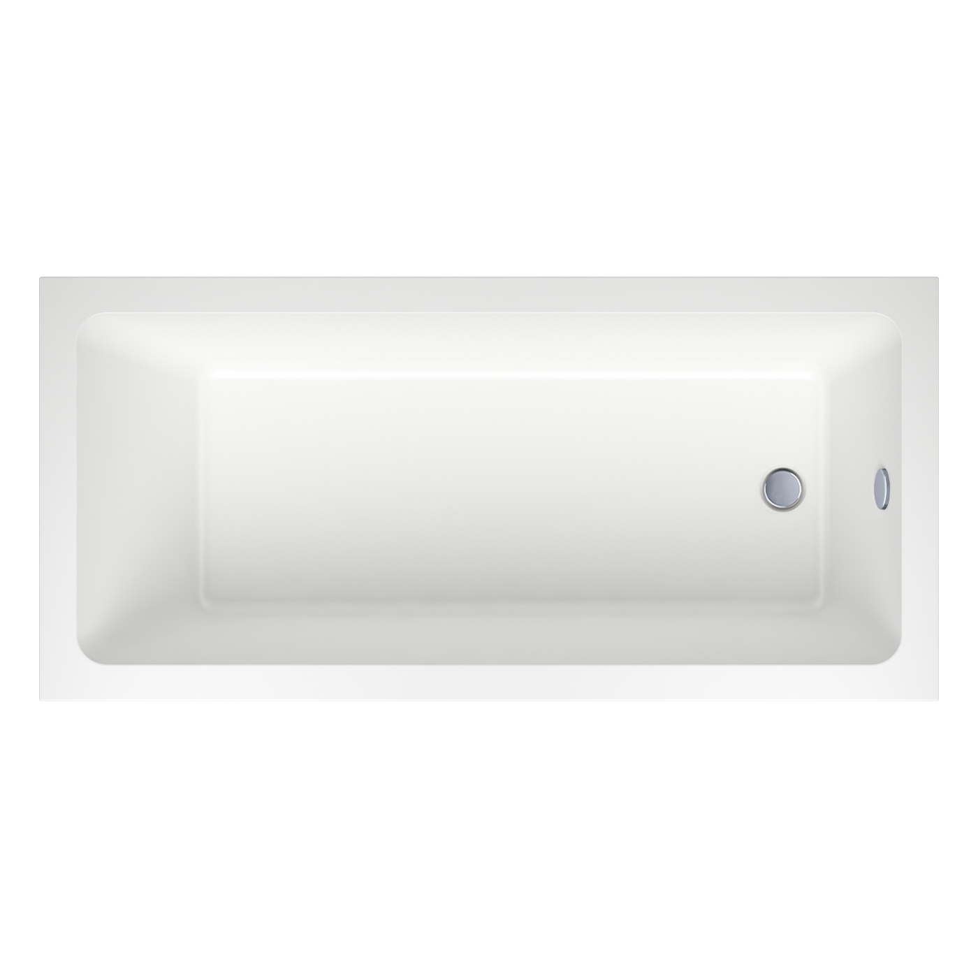 

Комплект 3 в 1 акриловая ванна Wellsee FreeDom 231102005 165х80 + ножки + слив-перелив, Белый глянцевый, 231102005