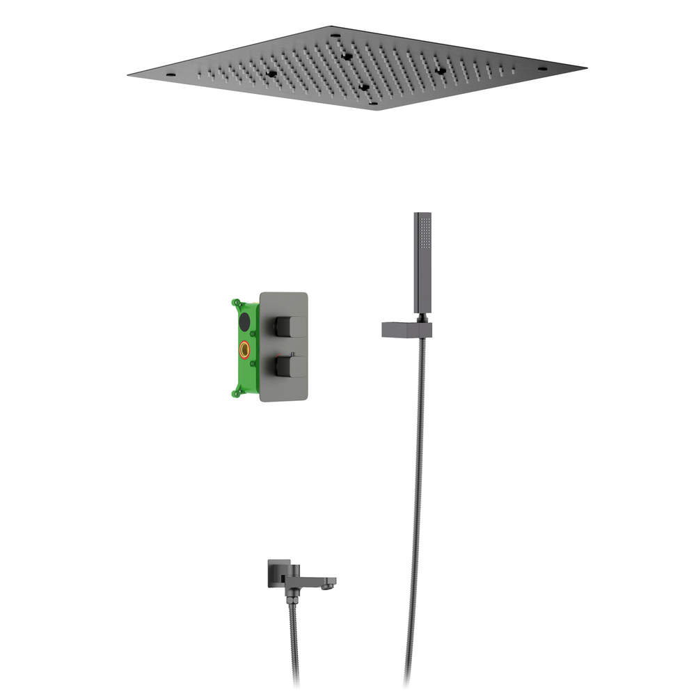 

Душевой комплект Timo Petruma SX-5019/18SM черное золото, Черный, SX-5019/18SM