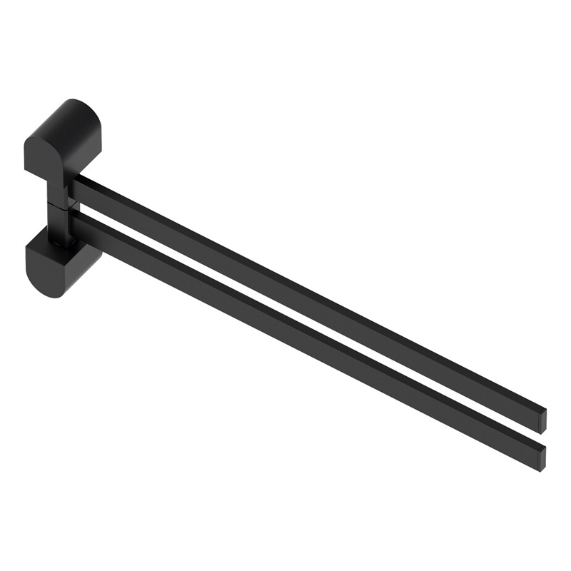 

Полотенцедержатель Artwelle Schwarz 7731 двойной 35 см, Черный, 7731
