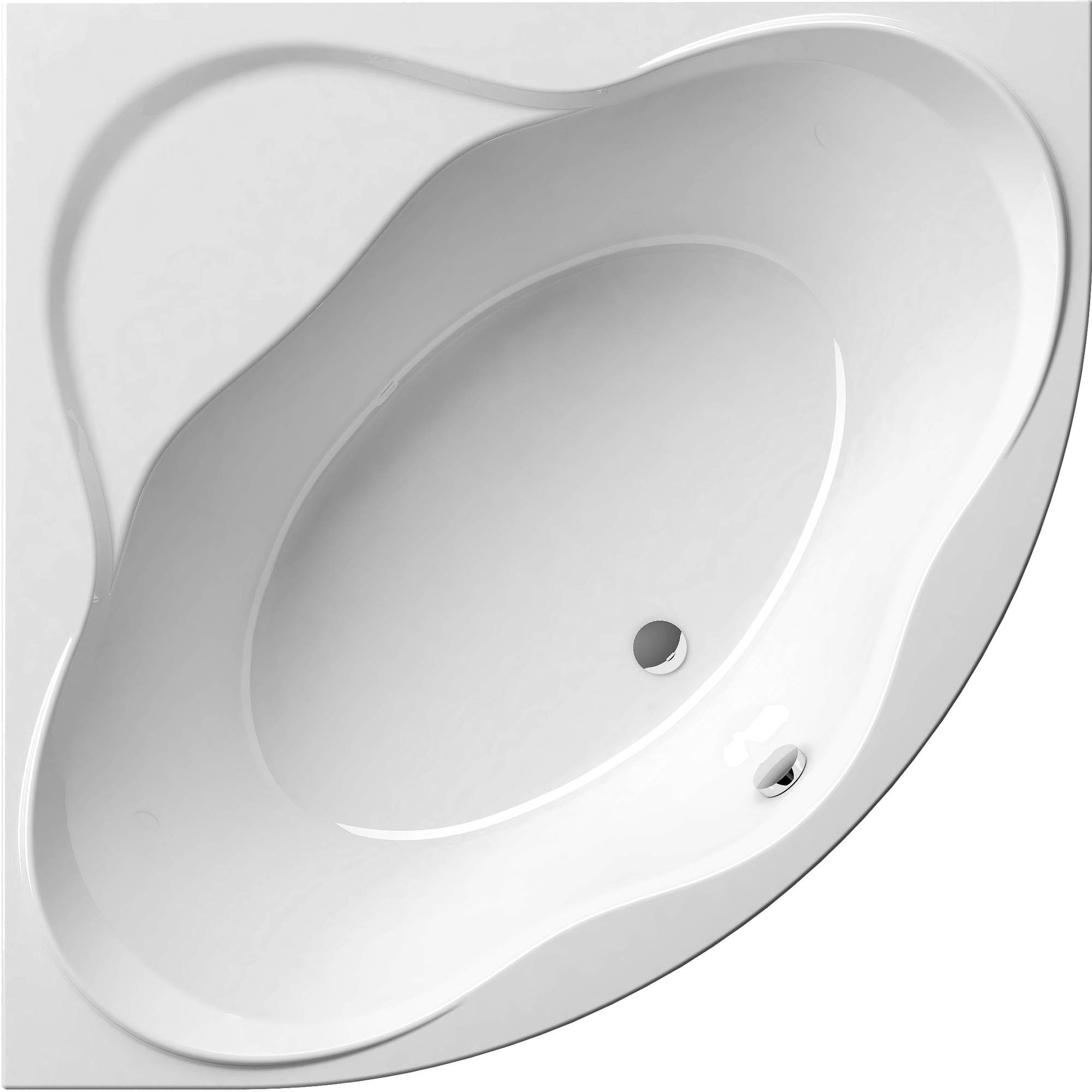 

Акриловая ванна Ravak New Day 150х150 без г/м, Белый, New Day