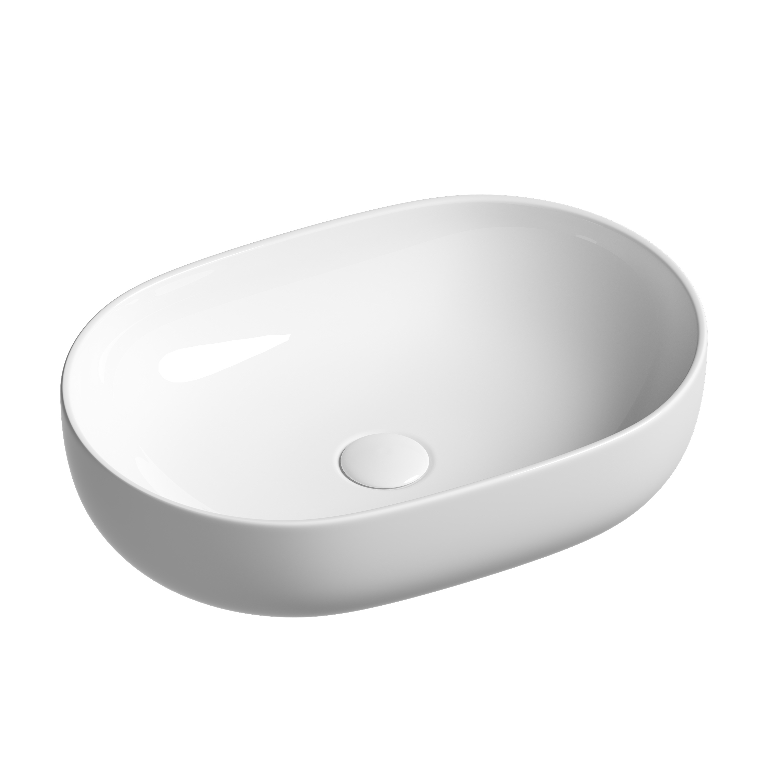 

Раковина Ceramicanova Element CN6047 накладная 60х41 см, Белый, Element CN6047