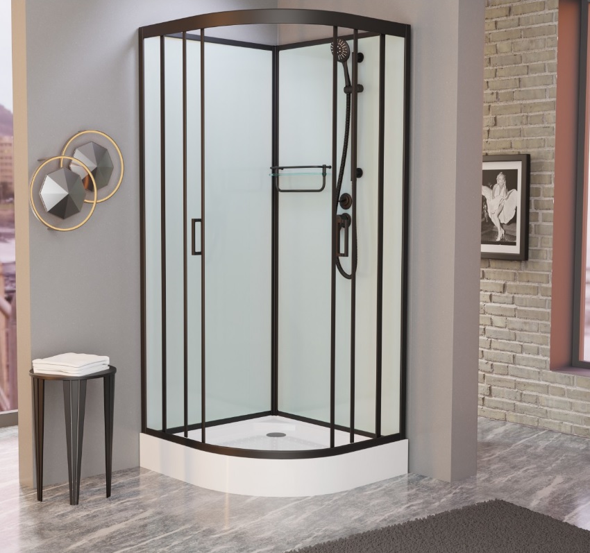 

Душевая кабина Frank F420 Black без крыши, F420 Black