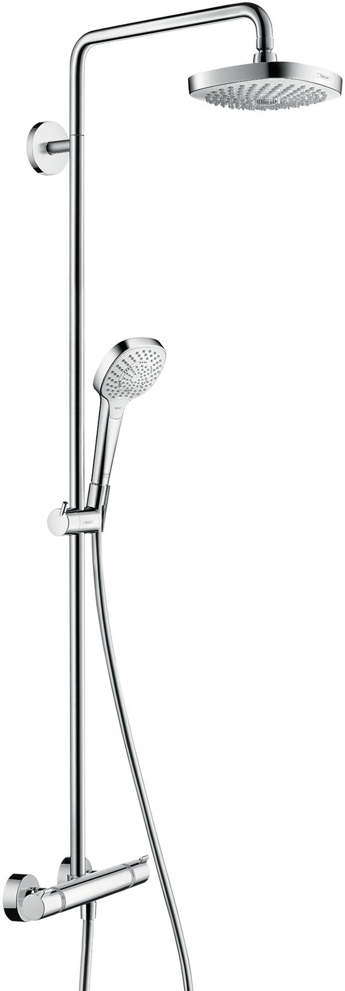 

Душевая стойка Hansgrohe Croma Select E 180 27256400 с термостатом, Хром, Croma Select E 180 27256400