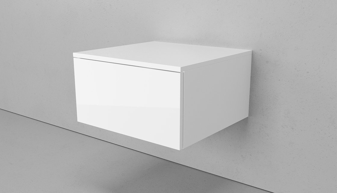 

Тумба Velvex Unique Unit 50х27 белый лед, Unique Unit 50х27