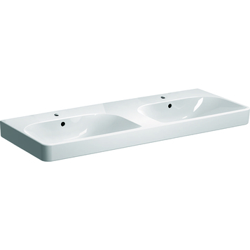 

Раковина двойная подвесная Geberit Smyle Square 500.223.01.1, Белый, 500.223.01.1