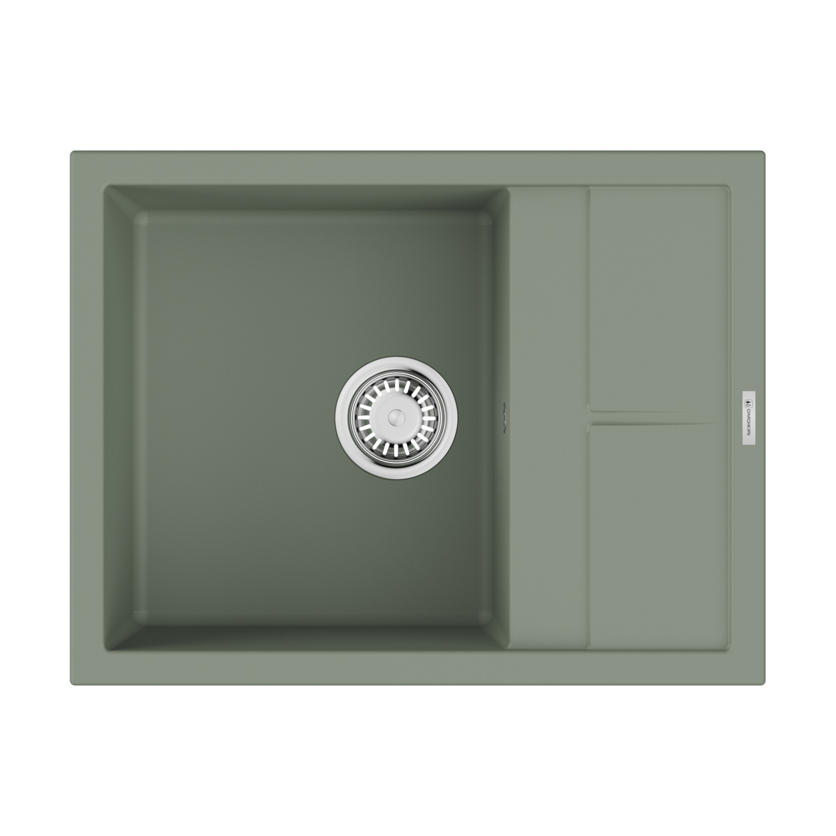 

Мойка кухонная Omoikiri Sumi 65A 4997095 65х50 см wind green, Зеленый, 4997095