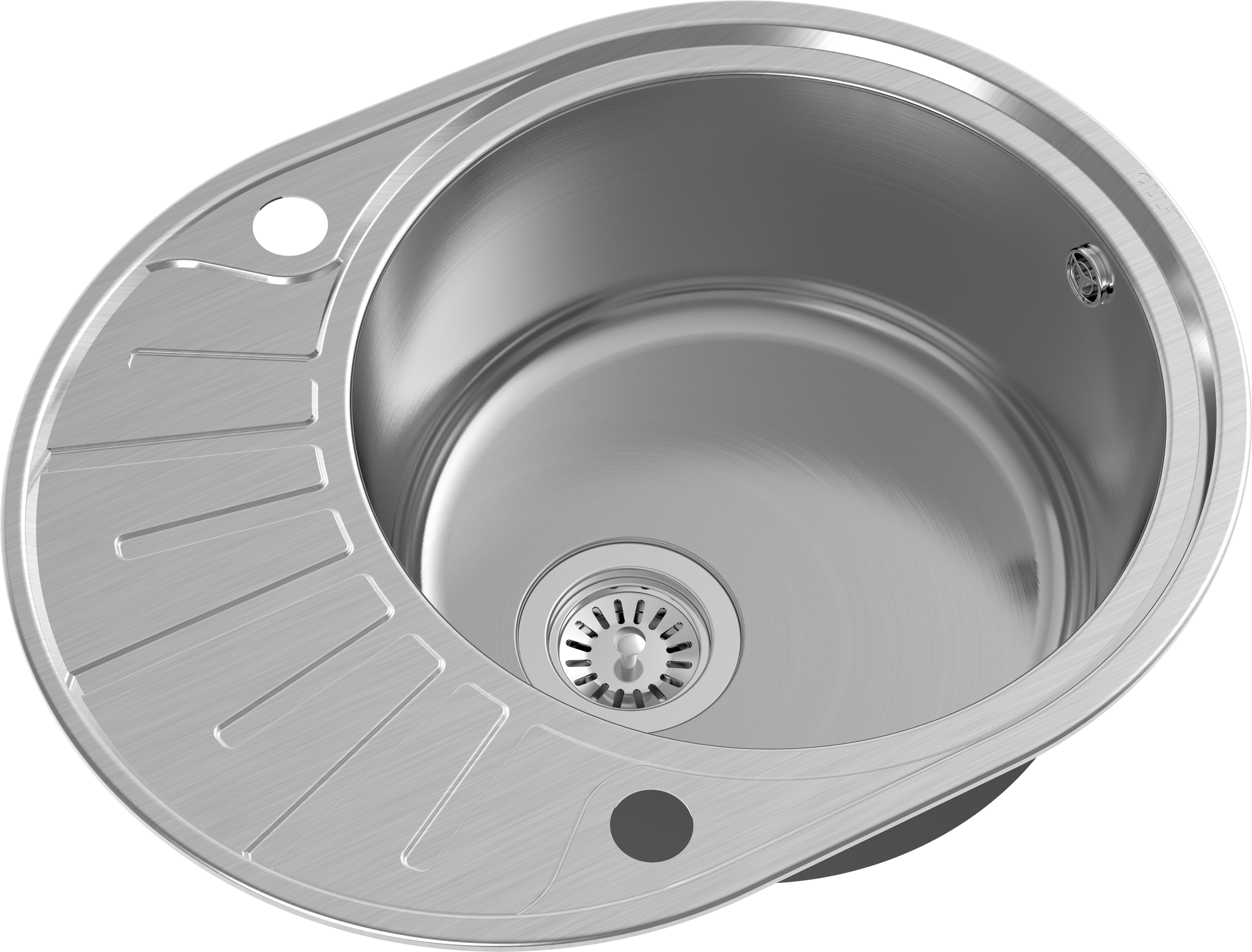 

Мойка кухонная Oulin OL-R101, Хром, OL-R101