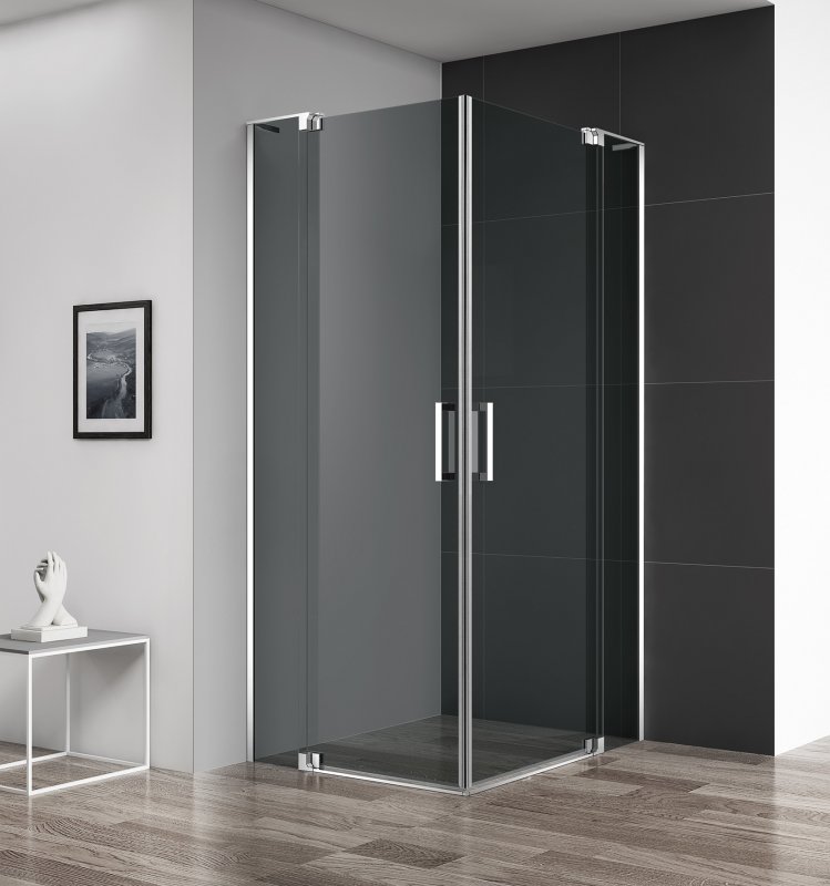 

Душевой уголок Cezares Slider A-2 90x90x195 профиль хром, стекло тонированное, SLIDER-A-2-80/90-GRIGIO-Cr