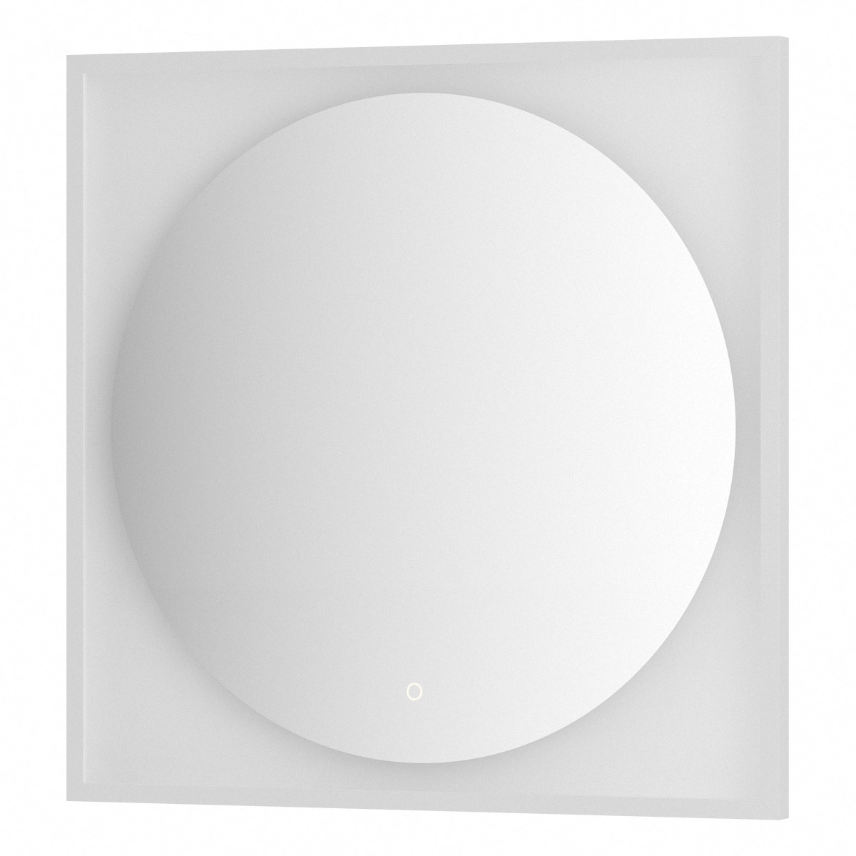 

Зеркало Defesto Еclipse DF 2238S 80x80 белая рама, с LED-подсветкой, сенсорный выключатель, Белый, DF 2238S