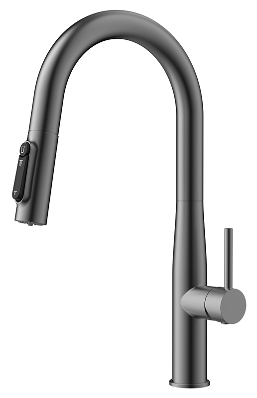 

Смеситель для кухонной мойки Kaiser Vita 43344-15 с подачей фильтрованной воды, вороненая сталь, 43344-15