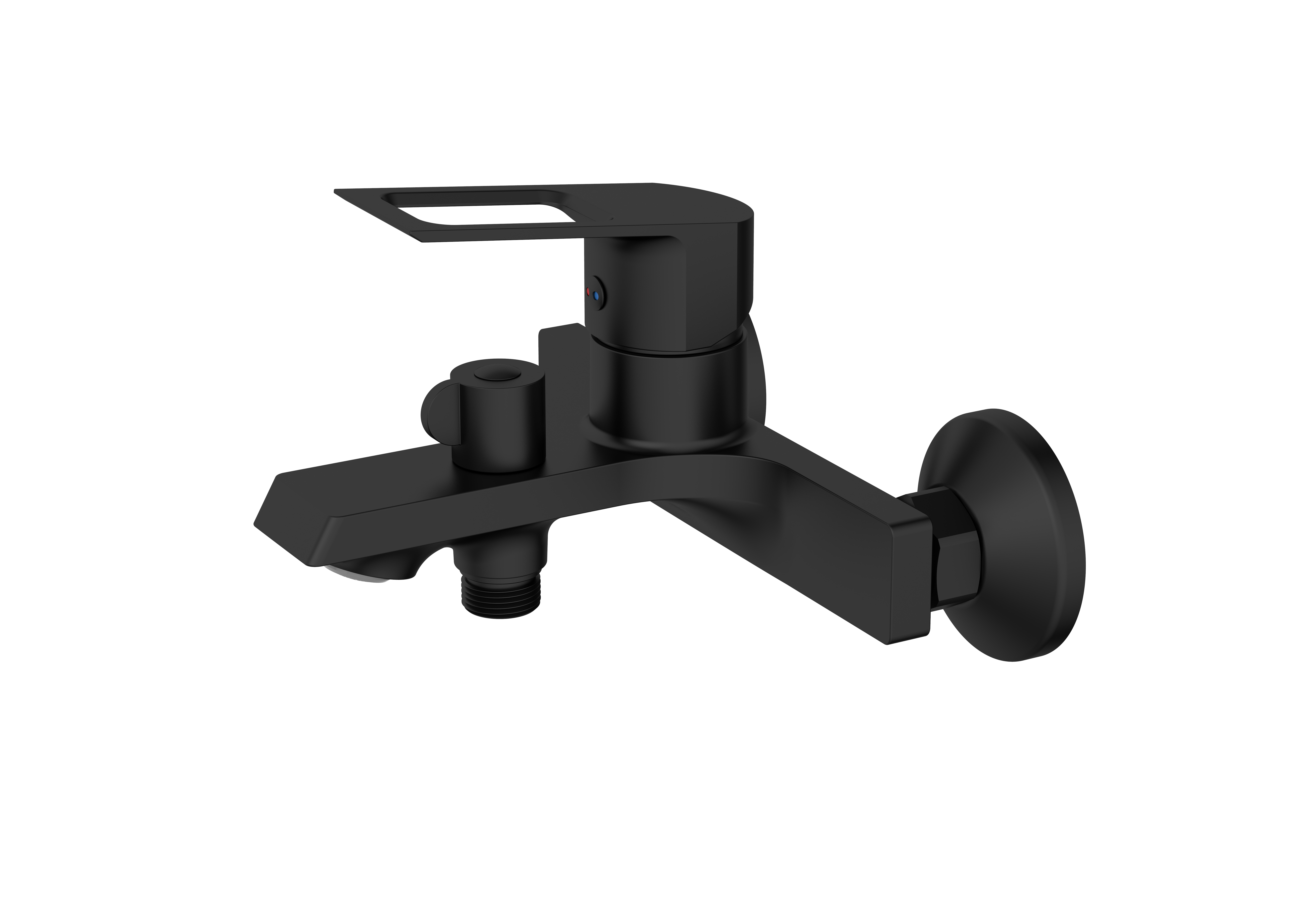 

Смеситель для ванны с душем Voda Surf Black SF54B черный, SF54B