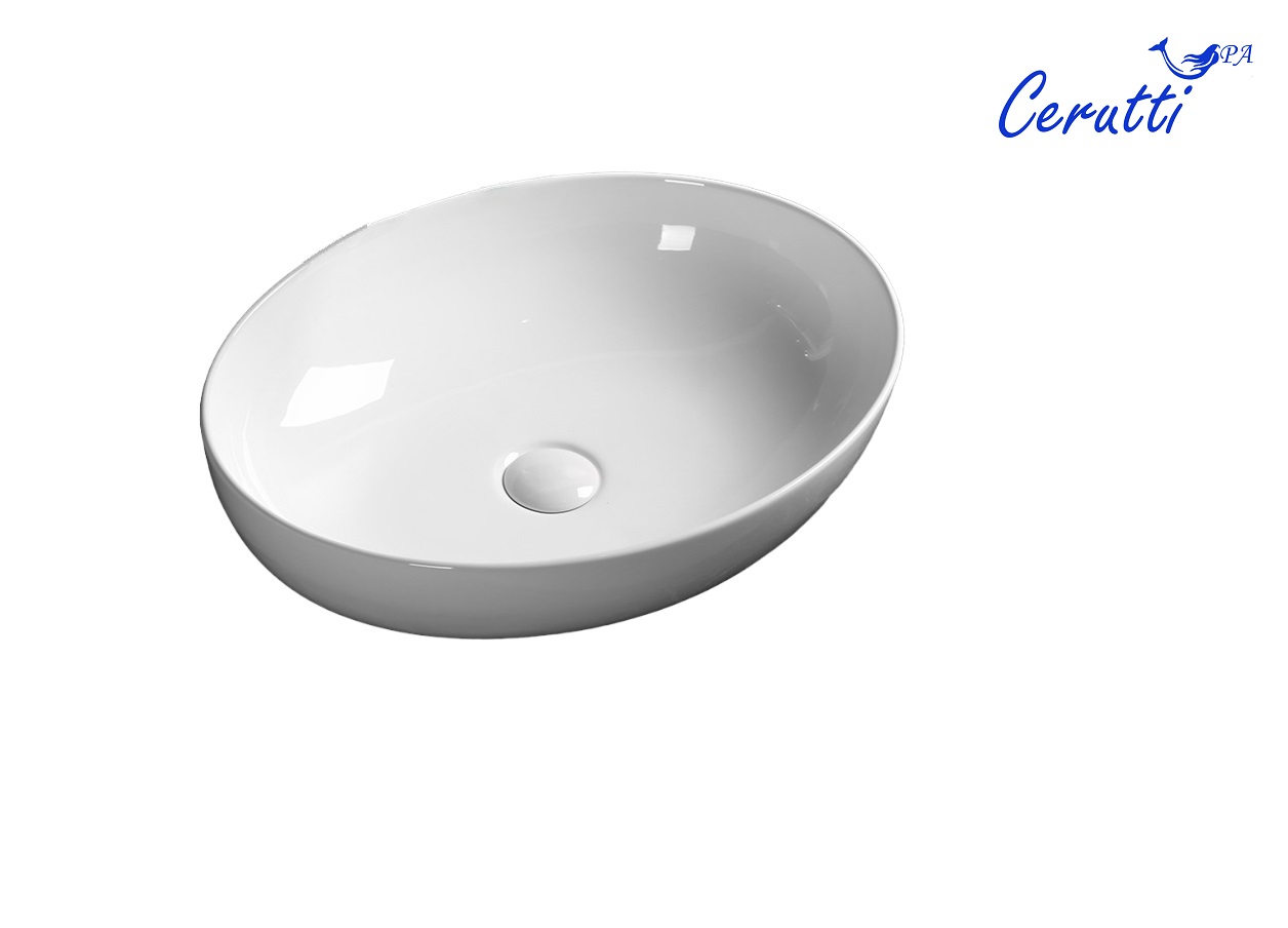 

Раковина Ceruttispa CR0019 51,5х39,5 накладная, белая, Белый, CR0019