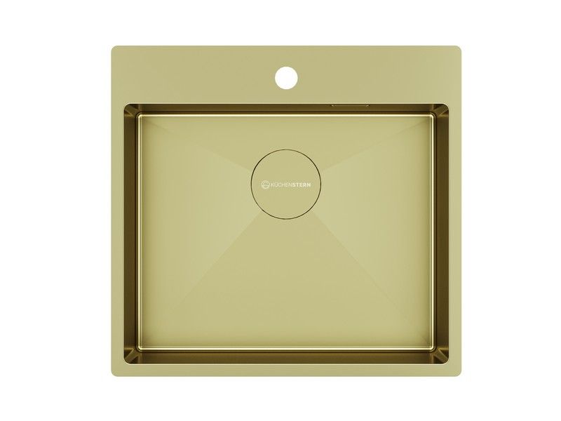 

Мойка кухонная KuchenStern WERK 60 54х51 золото, 507GL50