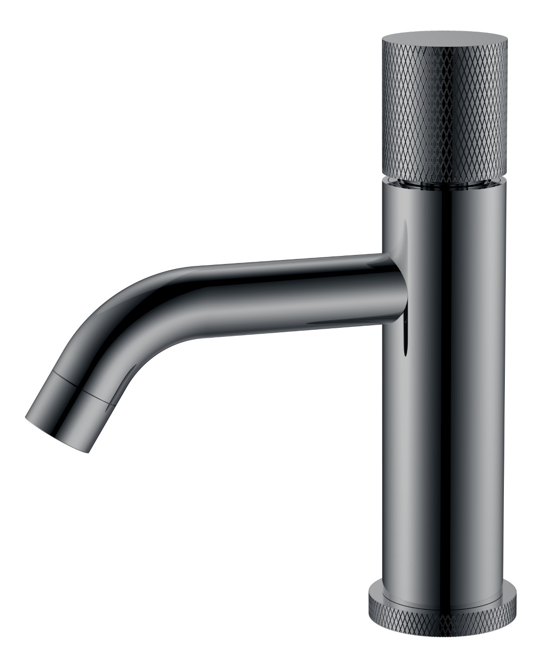 

Смеситель для раковины Boheme Stick 121-SGM.2 графит глянец touch, 121-SGM.2