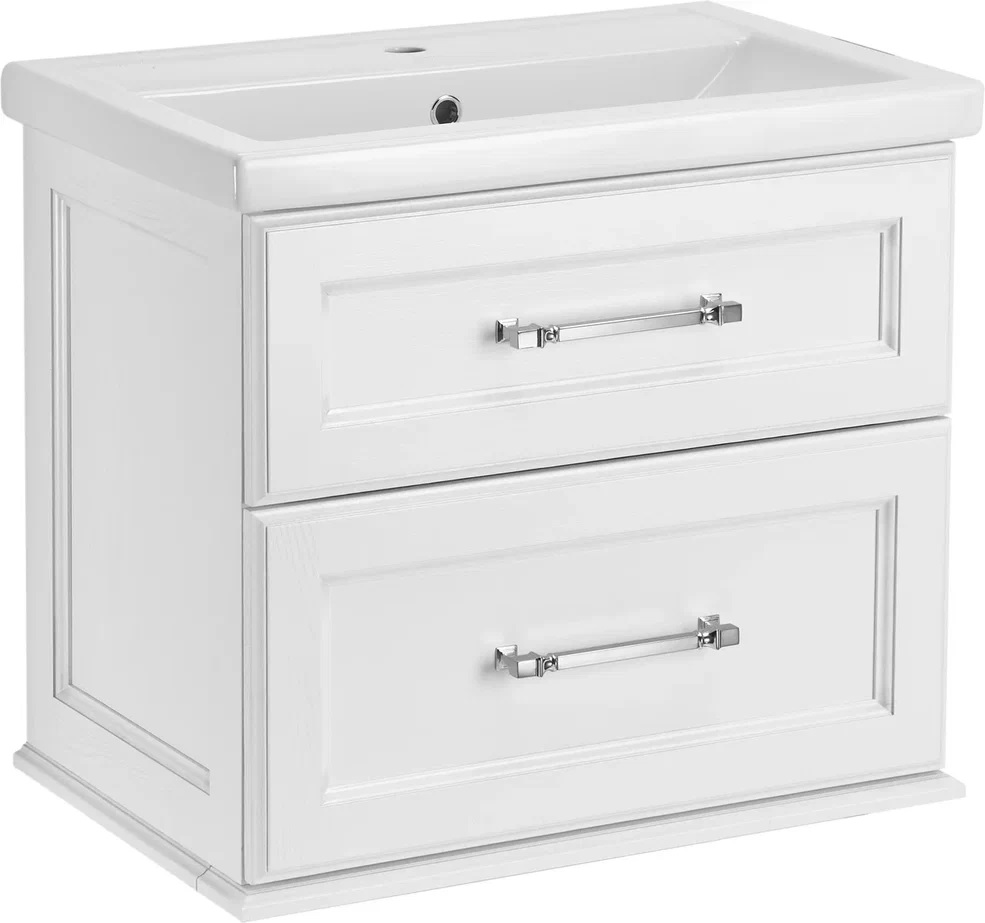 

Тумба с раковиной ASB-Woodline Венеция 70 белый, Венеция 70