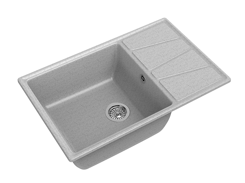 

Мойка кухонная GranFest VERTEX GF-V-780L серая, Серый, GF-V-780L