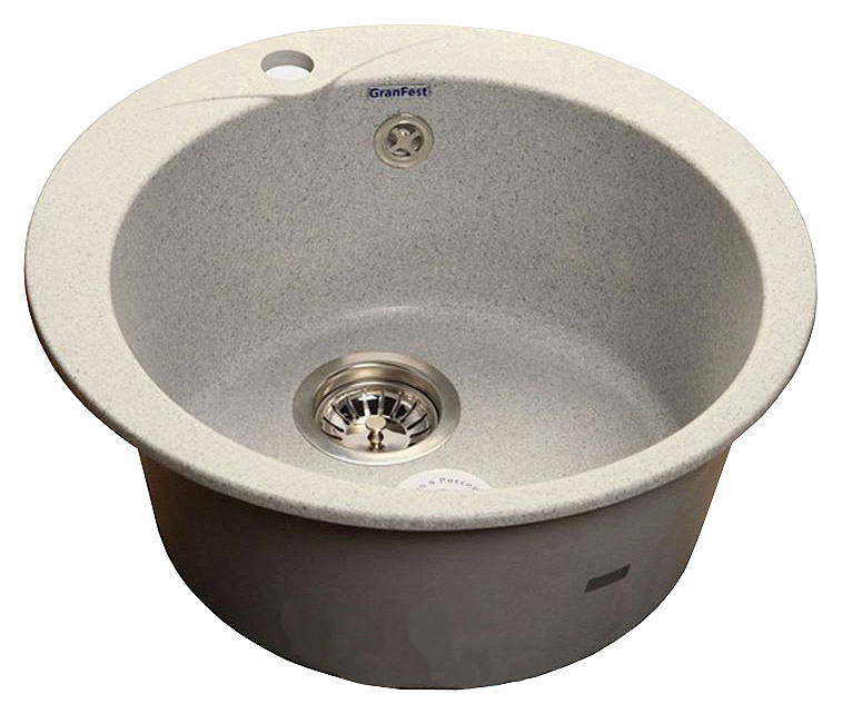 

Мойка кухонная GranFest Rondo GF-R480 серый, R-480