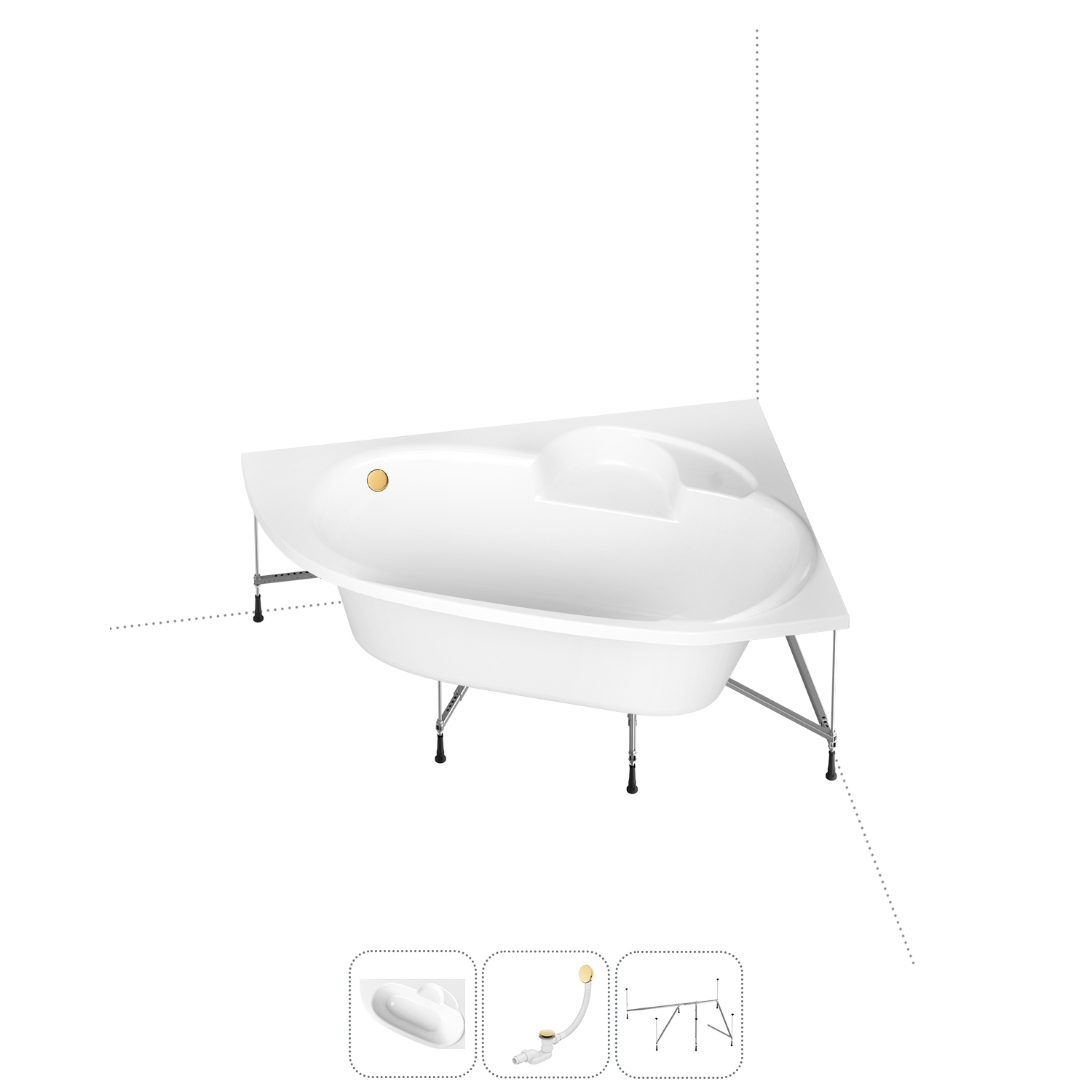 

Комплект с ванной Lavinia Boho Bell Pro 202011082, 202011082
