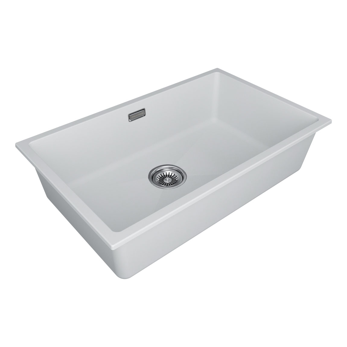 

Мойка кухонная Paulmark LUMI 74UNI LU74-WH 46х74 см, белый, LU74-WH