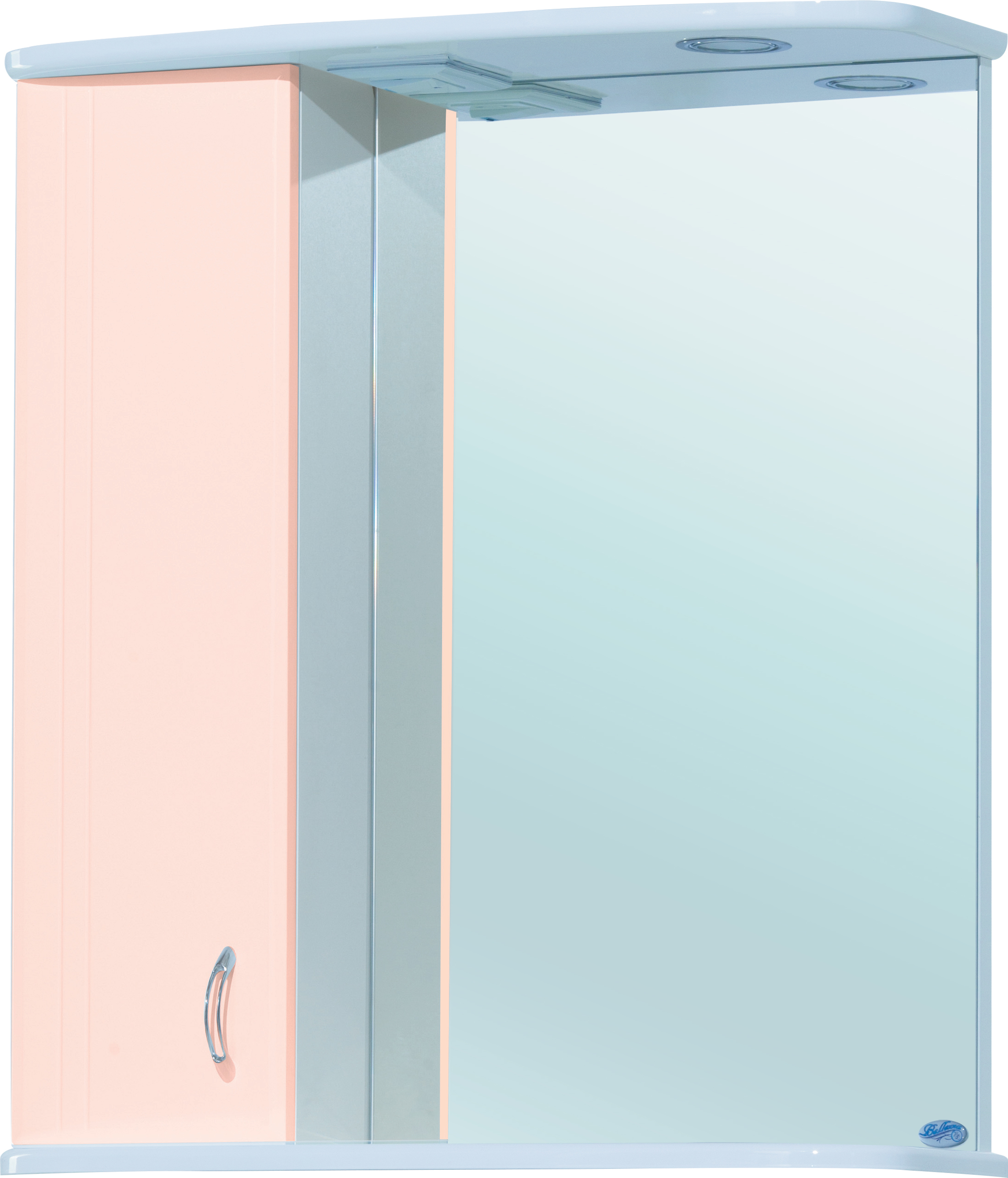 

Зеркало-шкаф Bellezza Астра 60 L бежевый, Астра 60