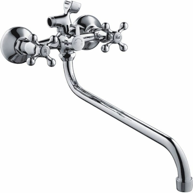 

Смеситель Haiba HB2208-2 для ванны с душем, хром, HB2208-2