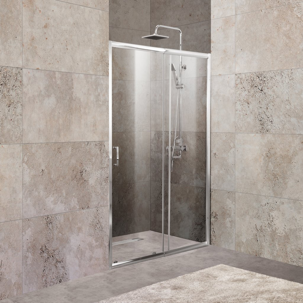 

Душевая дверь в нишу BelBagno Unique BF-1-120/135-C-Cr стекло прозрачное