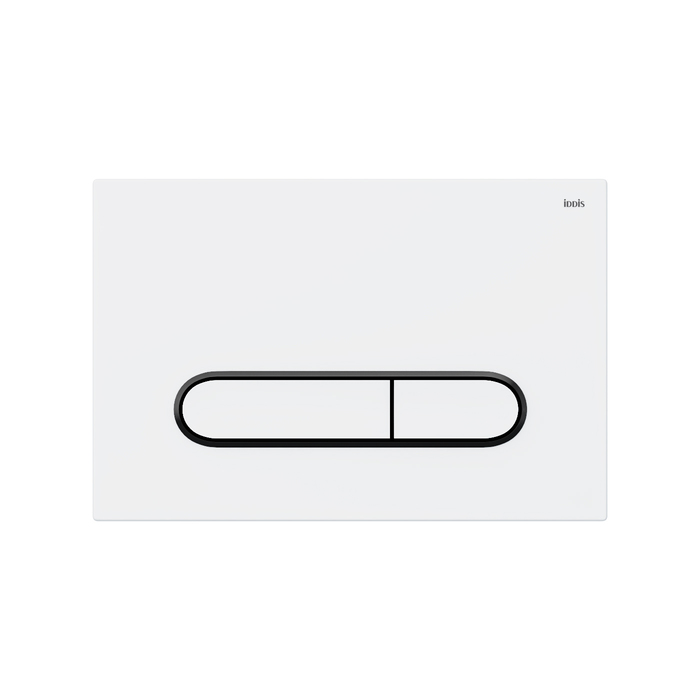 

Кнопка смыва Iddis Unifix UNI01WBi77 001 белый / черный, UNI01WBi77
