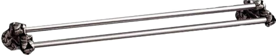 

Полотенцедержатель Art&Max Tulip AM-0828-T двойной, Серебро, Tulip AM-0828-T
