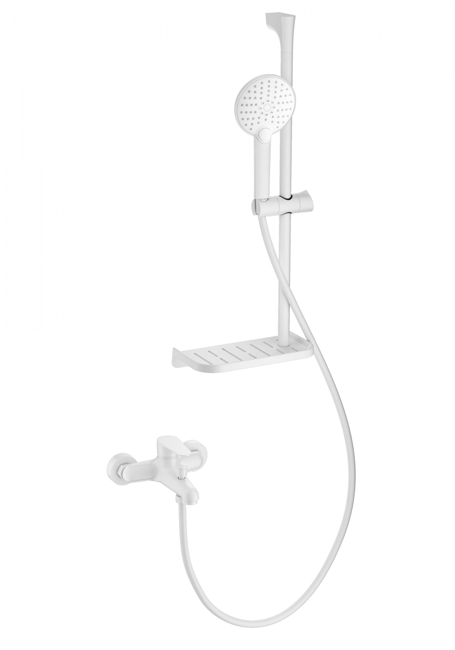 

Смеситель для ванны с душем Wonzon & Woghand WW-AE3201-MW белый, WW-AE3201-MW