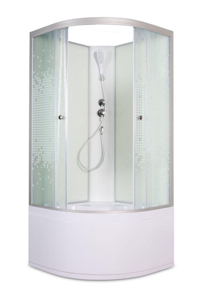 

Душевая кабина AvaCan L910N, 100х100х200 см, стекло матовое, профиль хром, L910N