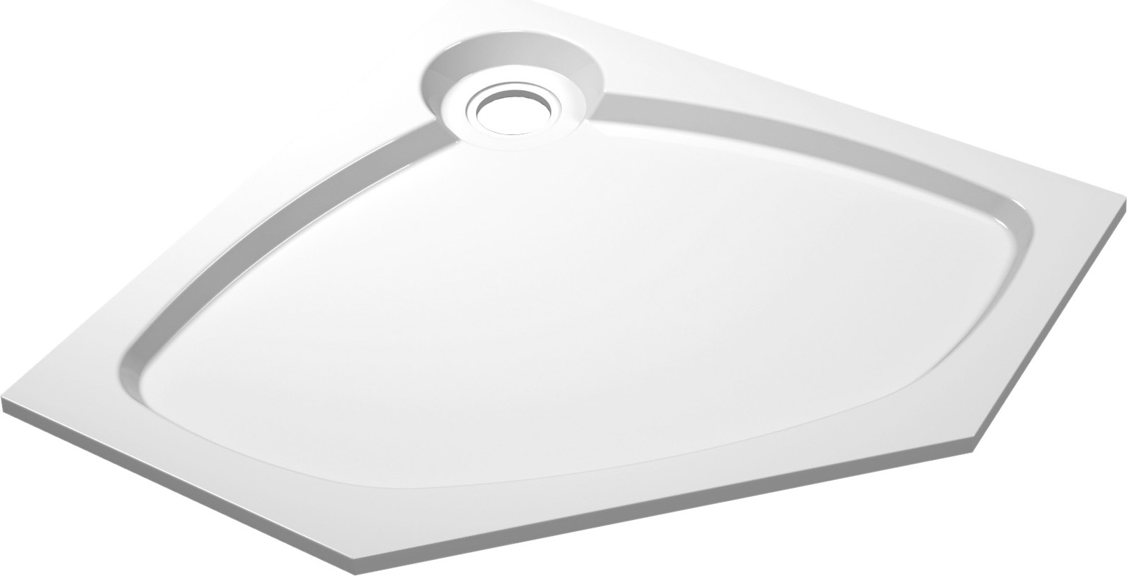 

Поддон для душа Cezares Tray P 100 пятиугольный, Tray P 100