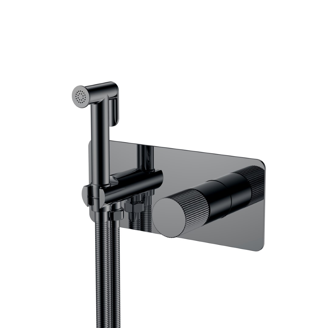 

Гигиенический душ Boheme Stick 127-SGM.3 со смесителем, графит глянецевый linea, 127-SGM.3