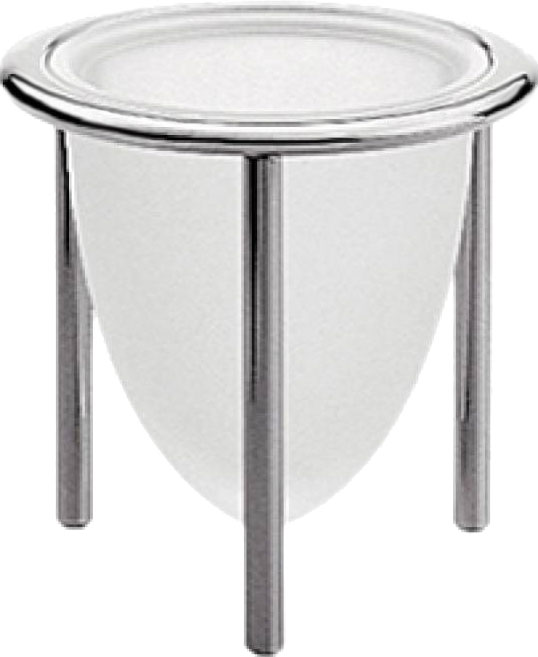 

Стакан Colombo Design Khala B1841.CR, Белый;хром, Khala B1841.000
