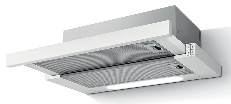 

Кухонная вытяжка Jetair Aurora LX/WH/F/60 встраиваемая белая, LX/WH/F/60