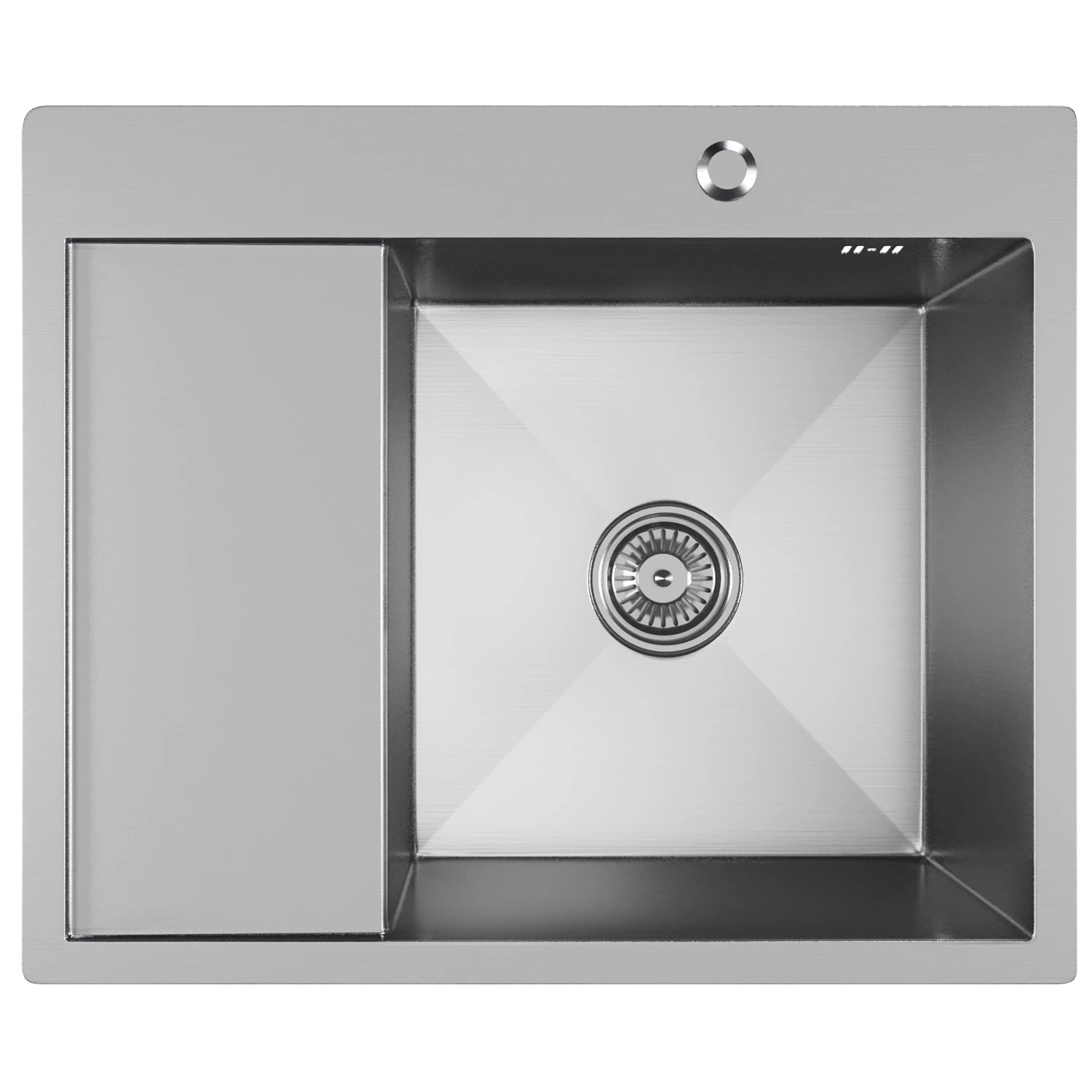 

Мойка кухонная Mixline Pro 60х50 (3,0) R с сифоном, сатин, Pro 551876