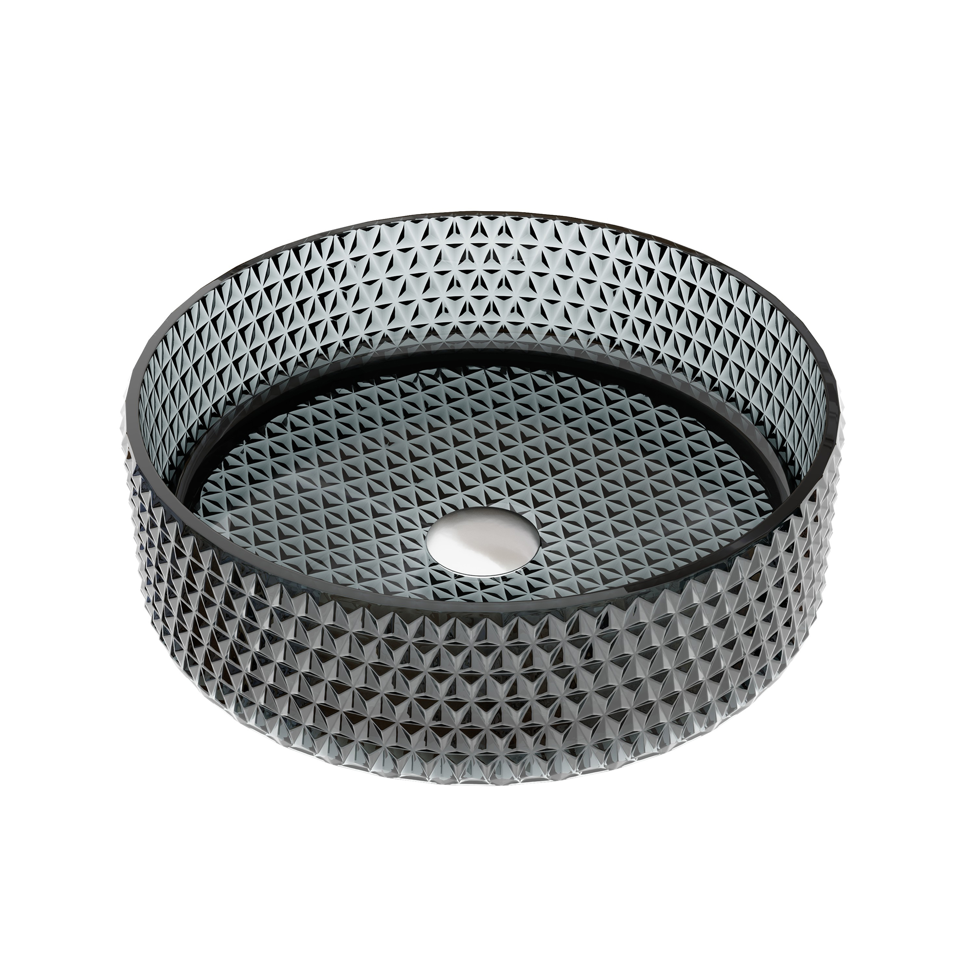 

Раковина Ceramicanova Cristal CN6060 36 см, черная, Черный, CN6060