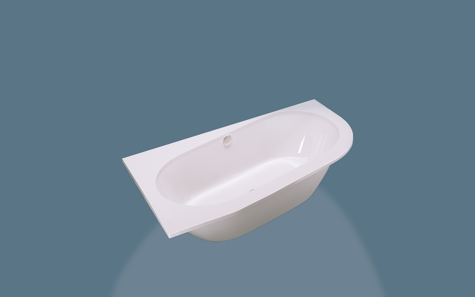 

Ванна из искусственного камня ESSE Rugen 170x85 белая, Белый, 170x85